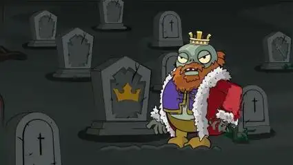 僵王博士为了打败植物王国,竟然复活了国王僵尸