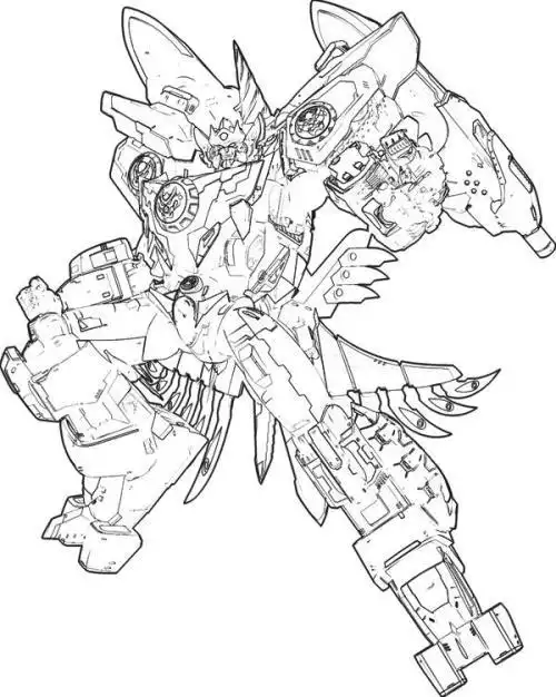 天神金刚图的简笔画