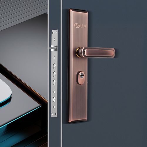 玥玛防盗门锁套装家用通用型大门锁室内门锁入户门锁双开门铁门锁大