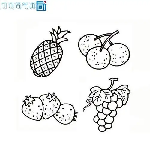 简笔画大全水果 简笔画大全水果蔬菜