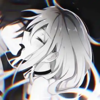 黑白动漫丧系情头高清好看的黑暗系很丧的头像情头