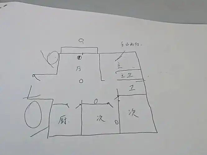 如何使用手机指南针和立极尺布局户型图
