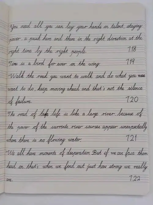 这是我从小学开始直到2014年5月6日以前的英文字体.