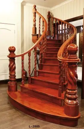 实木楼梯 l-2005 荣迪尔楼梯|郑州实木楼梯批发|郑州实木楼梯生产厂家