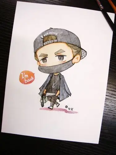 吴亦凡,首都机场q版萌萌嗒