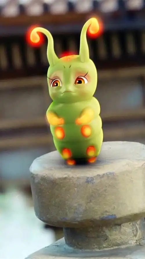 《花千骨》剧照 骨头娘亲的可爱灵宠 糖宝