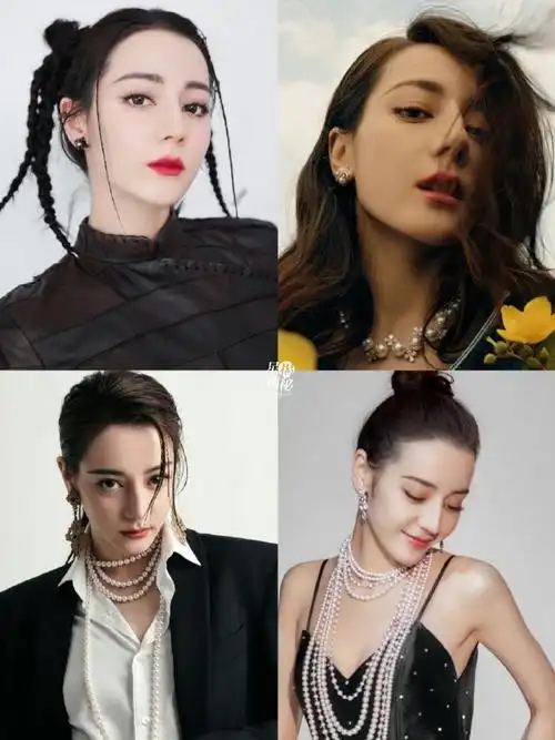 angelababy迪丽热巴刘亦菲珠宝大片##星姐微博