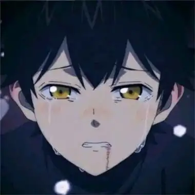 哭泣伤感流泪的动漫男生头像图片 看着让人心疼的动漫男头合集_男生