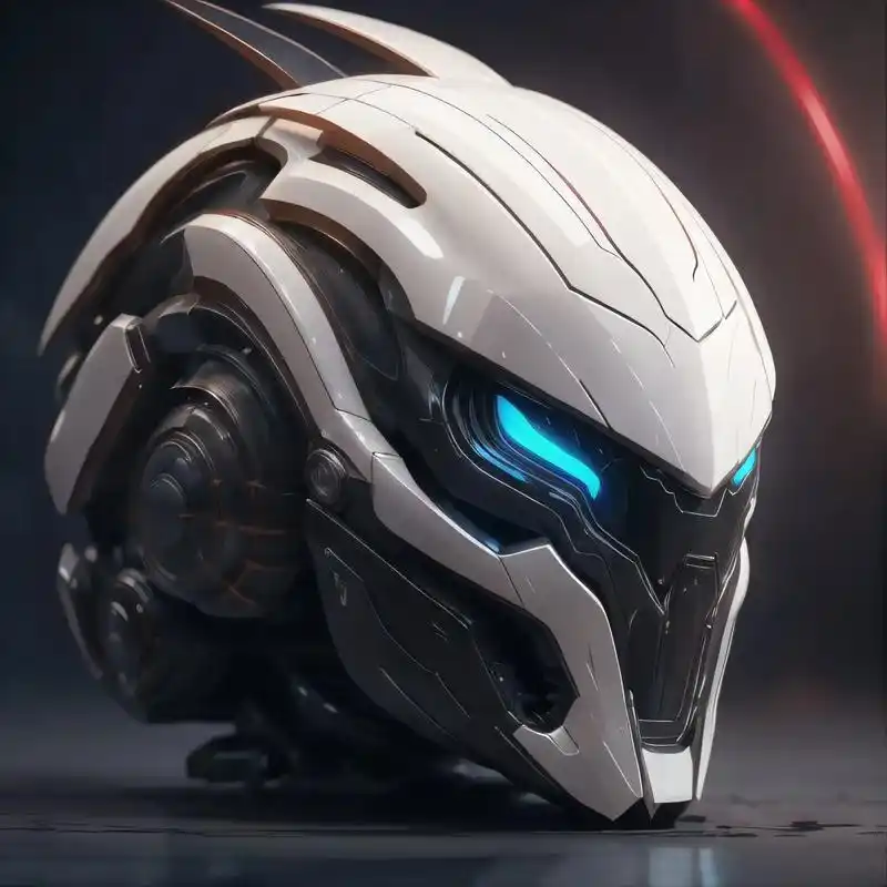 数字艺术·赛博头盔.科幻未来机甲机车头盔 头盔一戴,谁都不爱 - 抖音