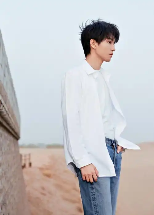 王俊凯 白衬衫