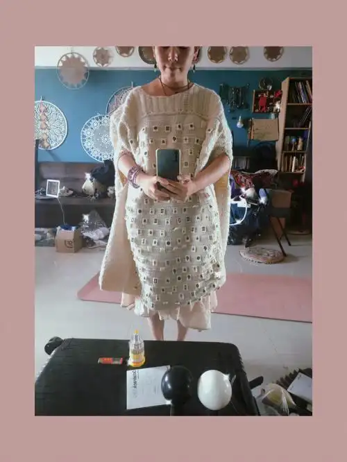 订单作品,做完马上发走没好好拍照~哈哈哈,挺可爱的,就是有点重~#钩织