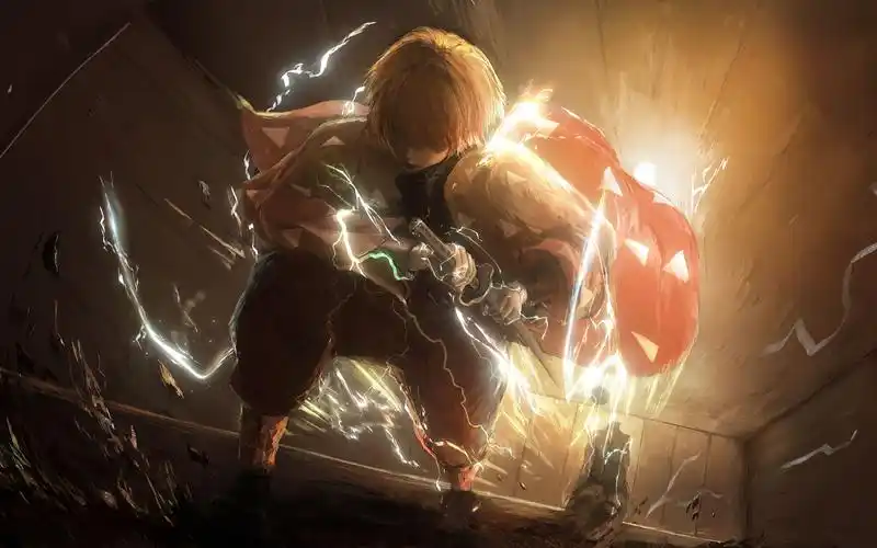 【动漫名场面重置】雷之呼吸-壹之型-霹雳一闪!