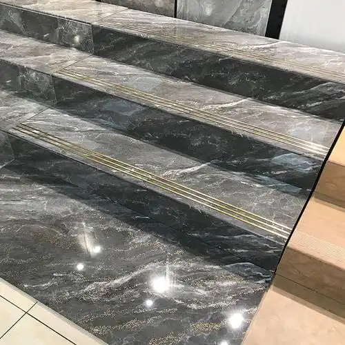 梯级楼梯踏步负离子通体大理石瓷砖防滑一体式台阶楼通体砖
