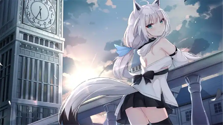 动漫二次元性感美女高清桌面壁纸