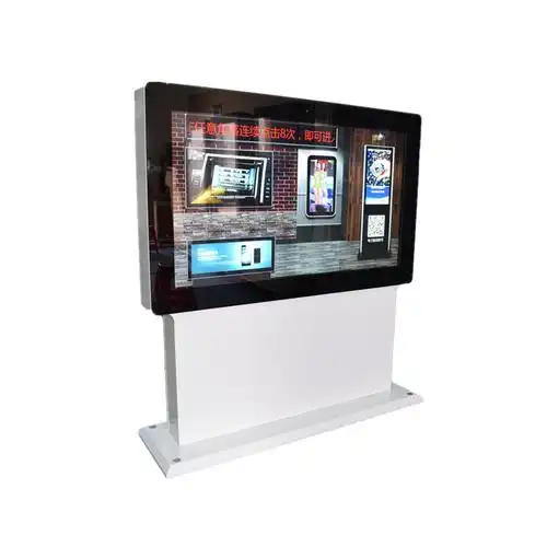 55寸立式横屏户外广告机定 爆款防水防尘高清.