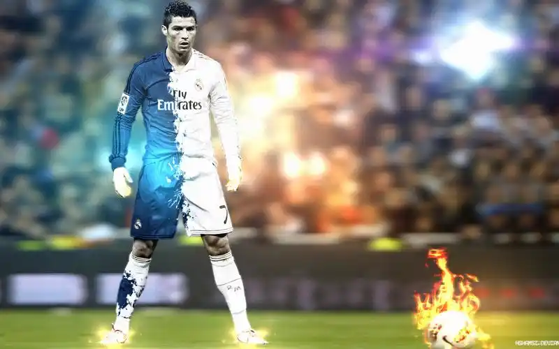 足球巨星c罗高清桌面壁纸第一辑
