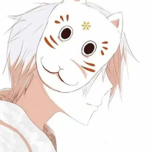 古风男生头像面具帅气萤火之森