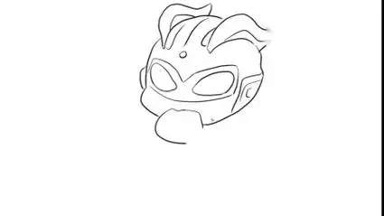 画赛罗奥特曼的简笔画 画赛罗奥特曼的简笔画头像