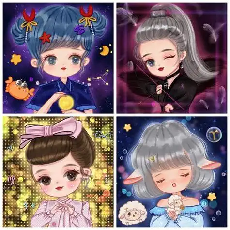 十二星座q版头像一手绘头像