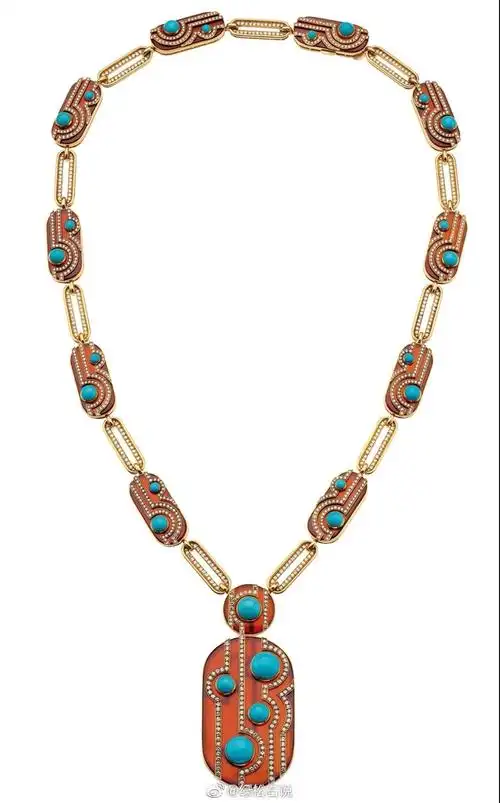 宝格丽古董珠宝黄金项链 创作于上世纪70年代……_高清图集_新浪网