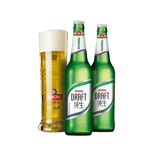 青岛啤酒纯生8度600ml*12瓶_爱购网官网