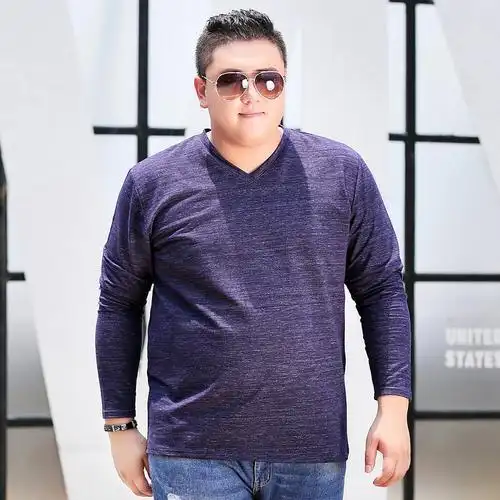 v领t恤显瘦,胖哥哥你知道么?