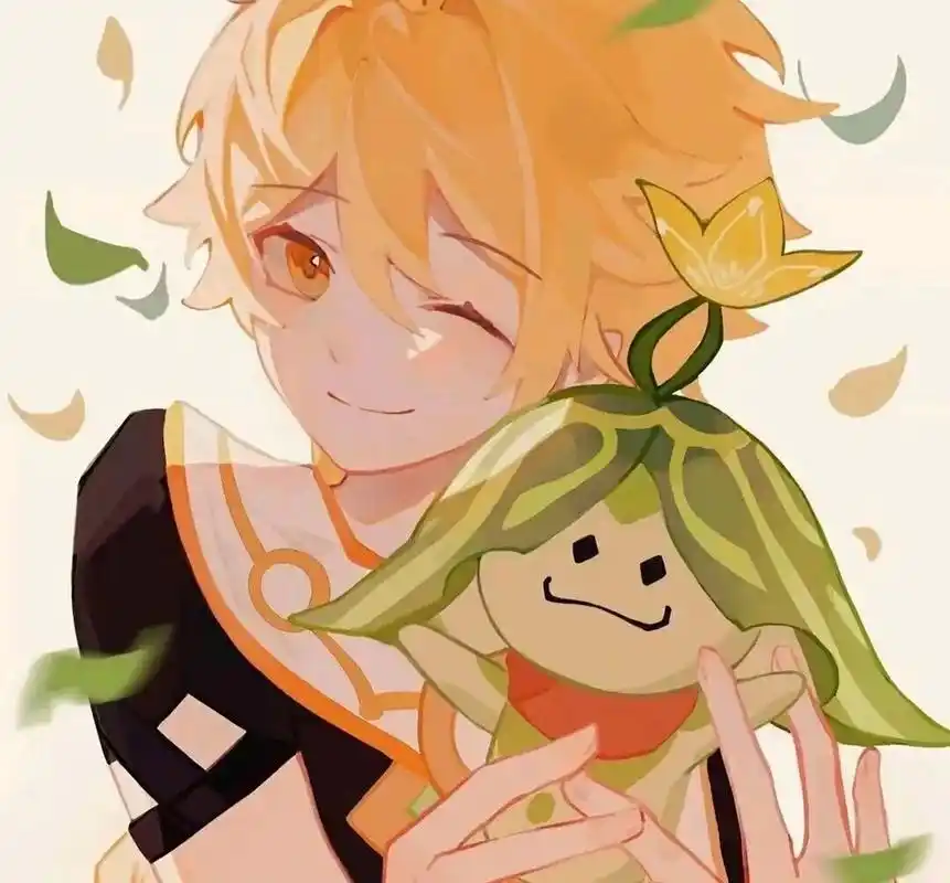 推荐原神(旅行者)空头像 (5)本期是(旅行者)空