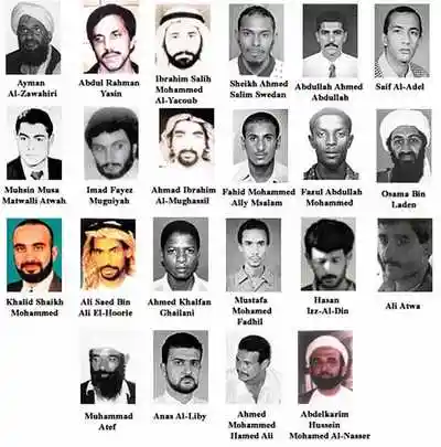 布什宣布"恐怖分子通缉要犯"名单