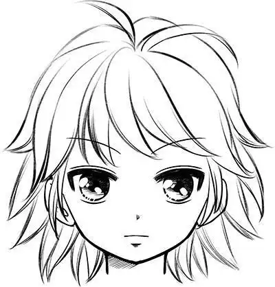 人物简笔画大全美少女简笔画手绘少女 女孩 女人 时尚美女 女性素描