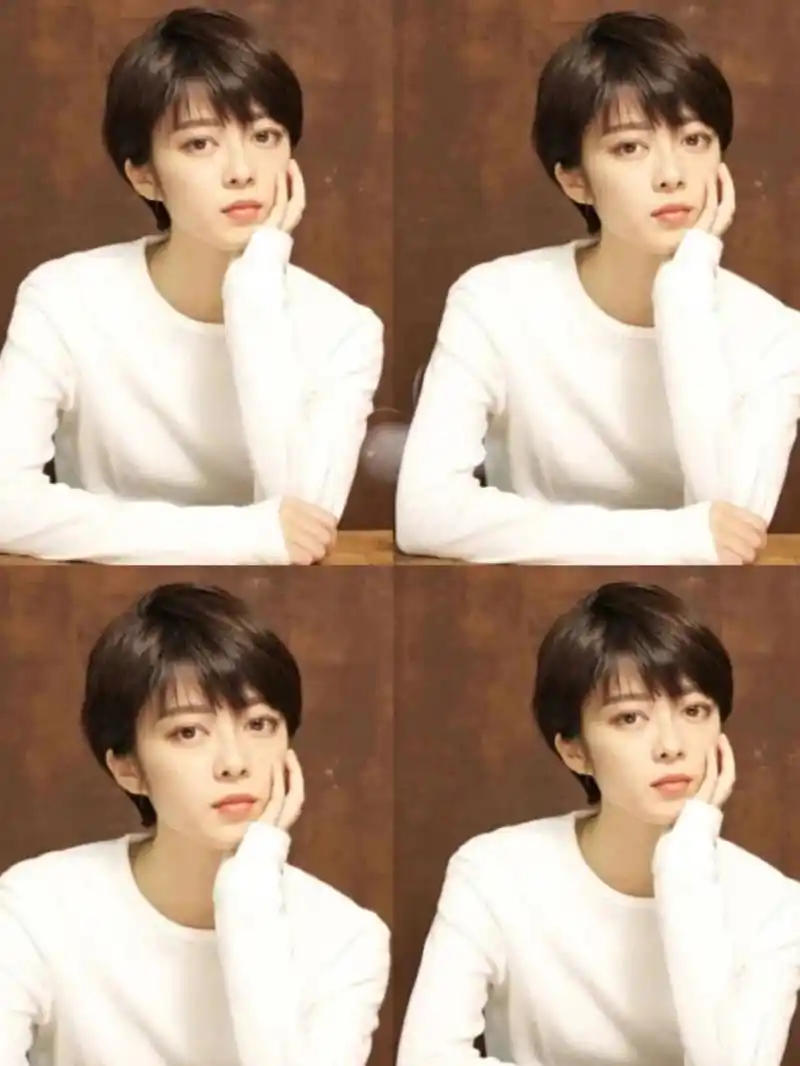 甜酷93日系女生超a短发帅到爆炸75 日系超a短发,可甜可盐的减龄显