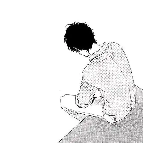 男生孤独一个人黑白图片背影背影黑白高清唯美图片