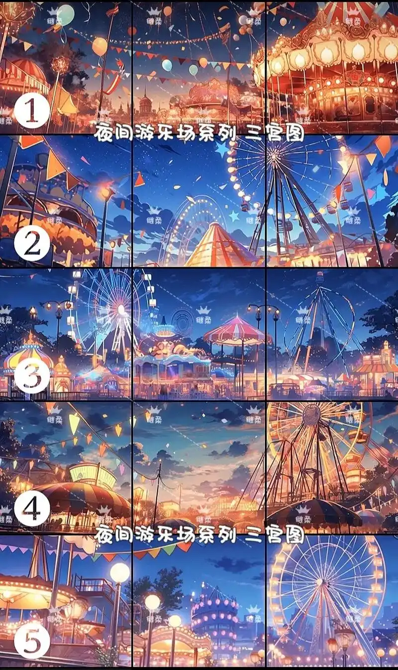 qq飞车手游 三宫图 夜间游乐场系列99.// 鸡蛋糕跟你嘴 - 抖音