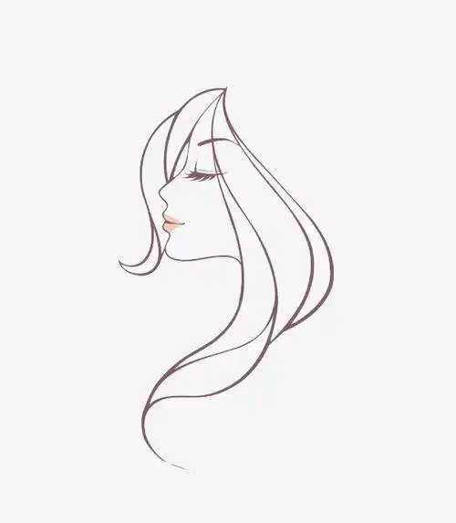 美女简笔画简单又漂亮 古风美女简笔画简单又漂亮