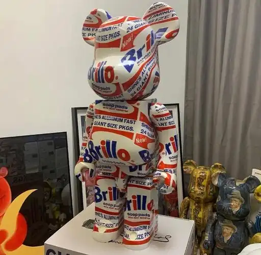 bearbrickandywarhol安迪沃霍尔brillo