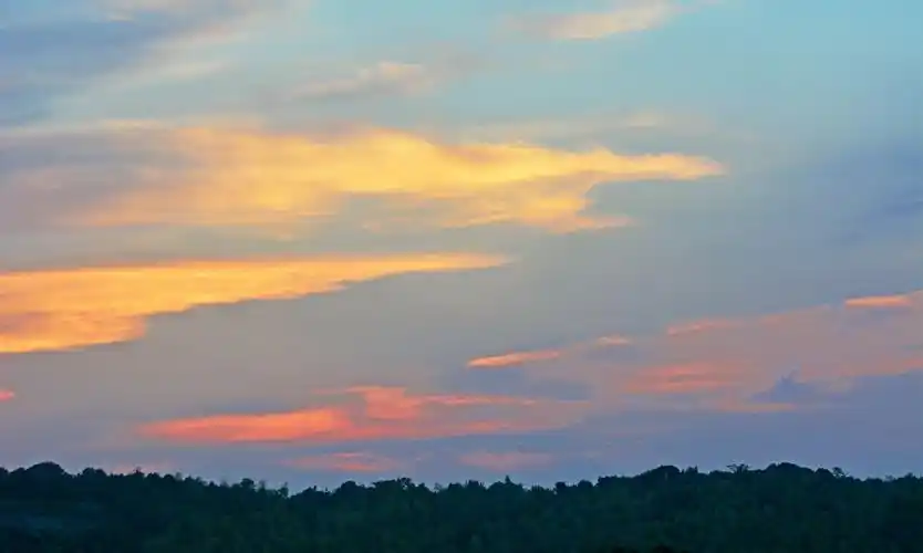 午后与黄昏的天空美景,江苏无锡锡山区锡北镇斗山村.