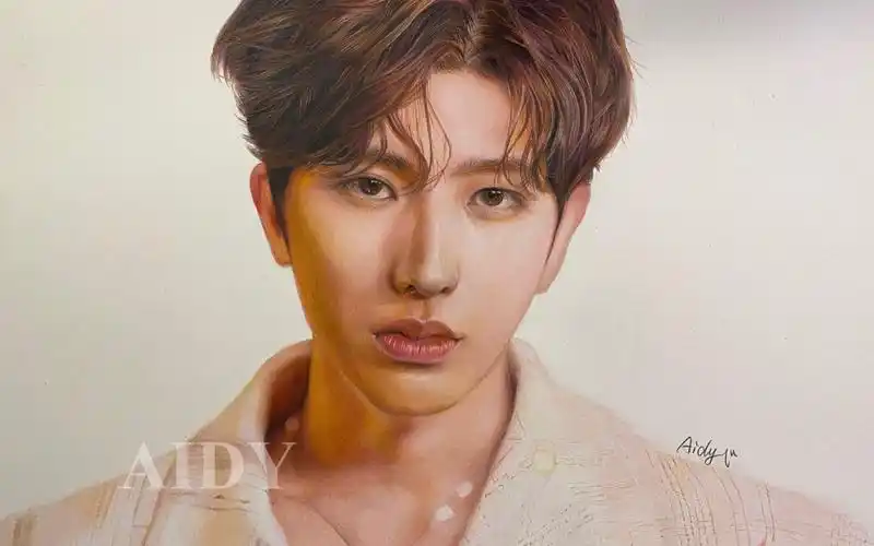 彩铅画坤坤_哔哩哔哩 (゜-゜)つロ 干杯~-bilibili