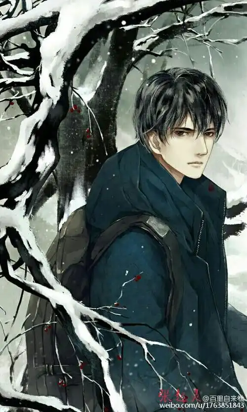 二次元动漫帅哥,酷哥 有型,有气质 《盗墓笔记》张起灵