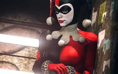 经典,恶棍,蝙蝠侠,女孩,哈雷奎恩,面具,服装