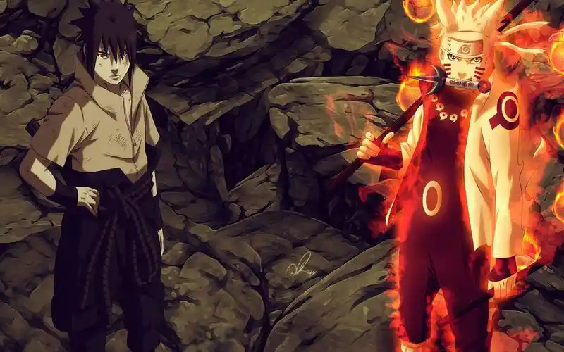 火影忍者鸣人vs佐助超燃混剪