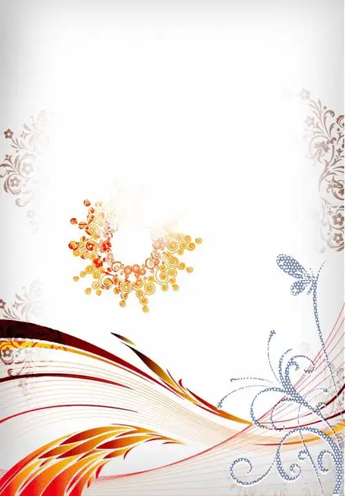 时尚杂志封面欧式花纹背景图片背景素材免费下载,图片编号500203_搜图