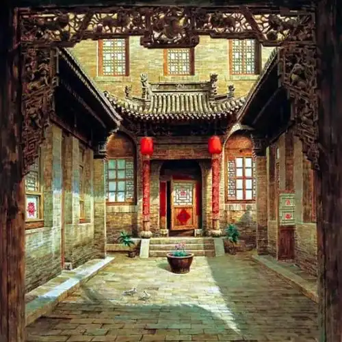 古民居油画