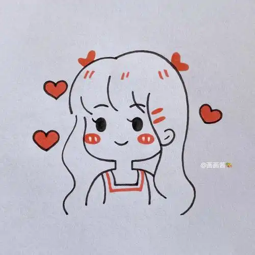 女生简笔画教程