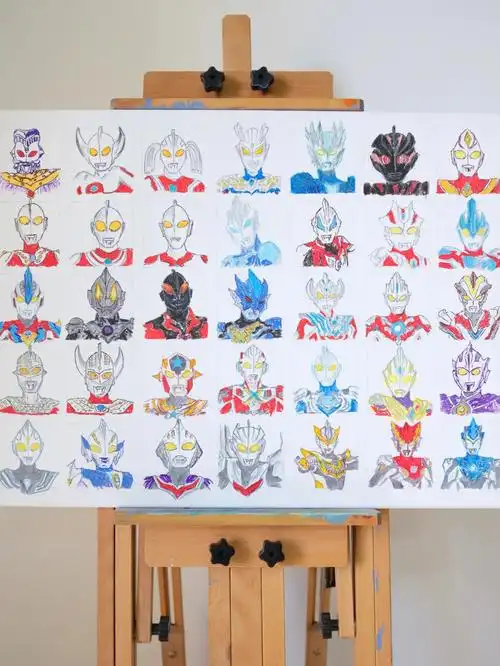 马克笔奥特曼奥特家族2