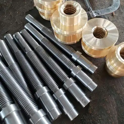 梯形丝杠螺母 远博梯形丝杠螺母厂家 梯形丝杠铜螺母定制-螺柱|紧固件