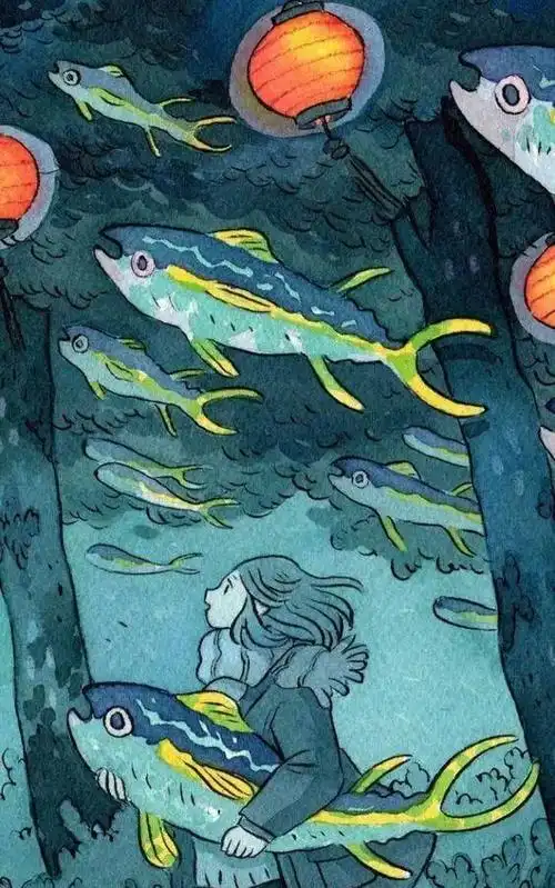 插画师heikala作品梦幻世界