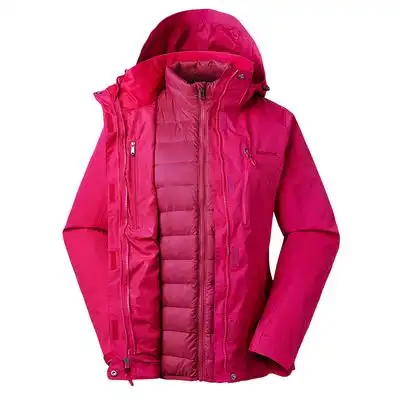 正品特价marmot土拨鼠秋冬户外女防风羽绒内胆三合一冲锋衣45290