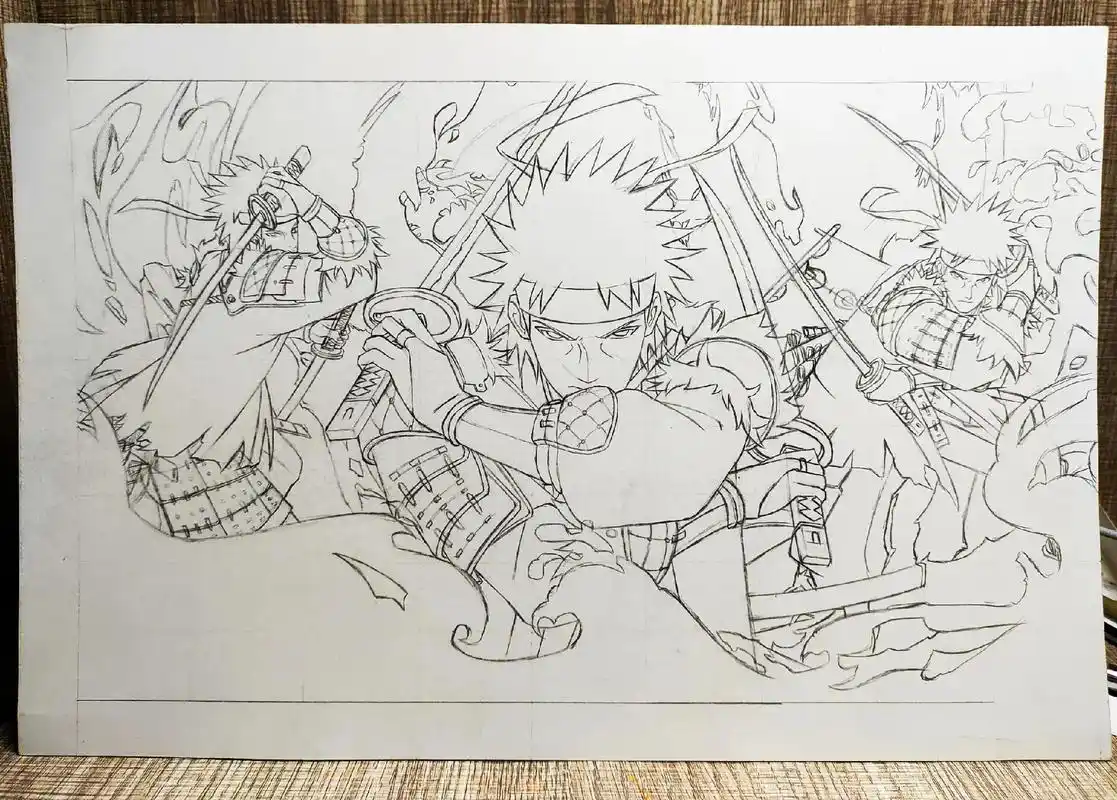 "淦不动了!"#漂泊武士扉间#千手扉间#手绘#手绘过程#临摹 - 抖音