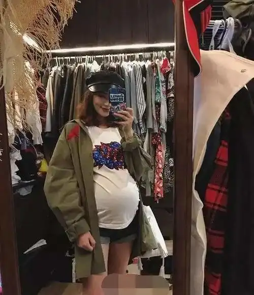 怀孕当如唐艺昕!肚大如球四肢却依旧纤细