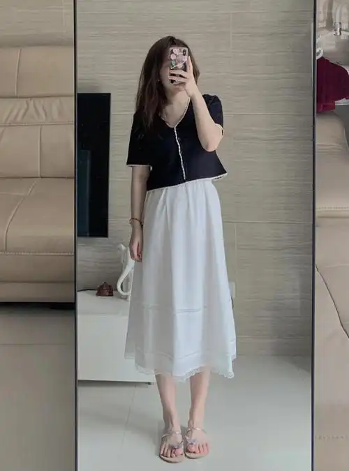 小个子穿搭  #小个子半身裙  #约会穿搭  #153小个子穿搭  #上班族