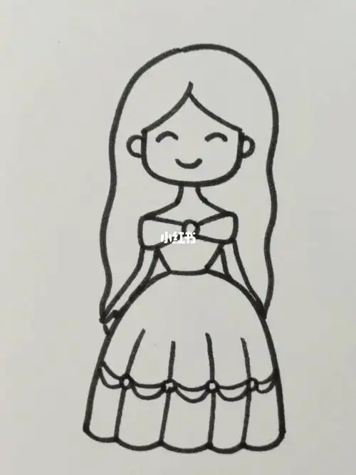 女孩这样画简单又可爱